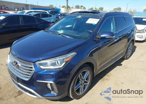2017 Hyundai Santa Fe Limited Ultimate z USA, uszkodzony, nr VIN KM8SR4HF2HU254923